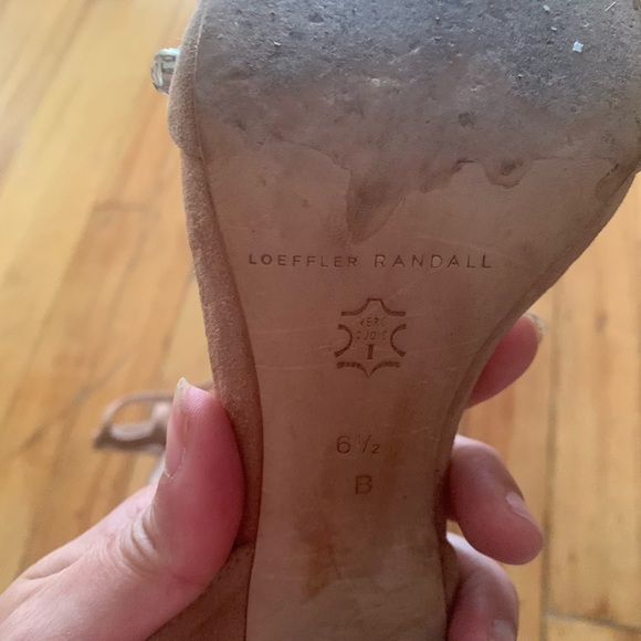 Loeffler Randall Suede Block Heel Sandals - Picture 7 of 7